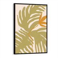 Obraz w ramie 70x100 - Konturem Zmiękczane - minimalistyczny obraz, nowoczesny - rama czarna