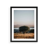 Plakat w ramie 30x40 - Siła Natury - drzewo, pejzaż - rama czarna