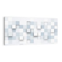 Obraz na płótnie 140x70 - Trójwymiarowe formy geometryczne - geometria, 3D