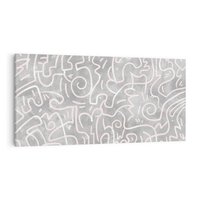 Obraz na płótnie 100x50 - Sploty odblasków i zawirowań - abstrakcyjne rysunki, wzorek