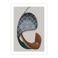 Plakat bez ramy 40x50 - Abstrakcyjne Światy Geometrii - nowoczesny, geometryczny