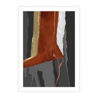 Plakat bez ramy 50x70 - Abstrakcyjna impresja - abstrakcja, nowoczesny