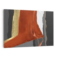 Obraz na płótnie 70x50 - Abstrakcyjna impresja - abstrakcja, nowoczesny