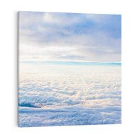 Obraz na płótnie 40x40 - nieskończoność nad głową - niebo, chmury