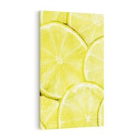 Obraz na płótnie 80x120 - Cytryny, Limonki - Owocowa Świeżość - cytryny, limonki