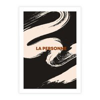 Plakat bez ramy 50x70 - Ciemna Abstrakcja - abstrakcja w ciemnych kolorach, czarny