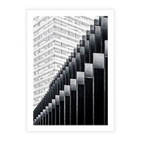 Plakat bez ramy 50x70 - Architektura Stopniowa - architektura, budynki