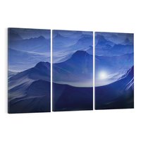 Obraz na płótnie 120x80 - Górska sceneria - krajobraz, góry