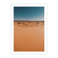 Plakat bez ramy 21x30 - Piasek w Przytulnym Wnętrzu - pustynia, piasek