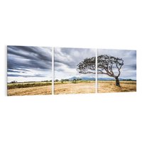Obraz na płótnie 120x40 - Mistyka afrykańskiej sawanny - sawanna, drzewo