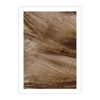 Plakat bez ramy 21x30 - Pampasowy Brąz - suche trawy, trawa pampasowa