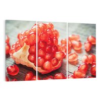 Obraz na płótnie 120x80 - Granatowa Inspiracja Kuchni - granat, kuchnia