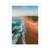 Plakat bez ramy 50x70 - Z Lotu Ptaka - fotografia, plaża