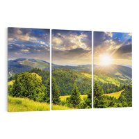 Obraz na płótnie 120x80 - Pejzaż w perspektywie - pejzaż, perspektywa