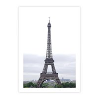 Plakat bez ramy 50x70 - Eiffla w mglistym świetle - Eiffla, Paryż