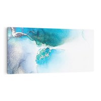 Obraz na płótnie 120x60 - Marmur złotą akwarelą - marmur, akwarela