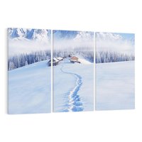 Obraz na płótnie 120x80 - Magia zimowych gór - zima, góry