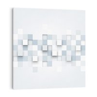 Obraz na płótnie 70x70 - Trójwymiarowe formy geometryczne - geometria, 3D