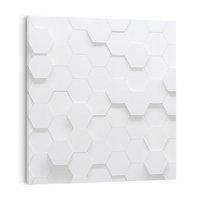 Obraz na płótnie 40x40 - Intrygujący Wymiar - geometria, 3D