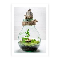 Plakat bez ramy 40x50 - Żywioł Natury - liście, zieleń