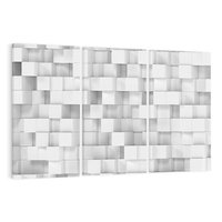 Obraz na płótnie 120x80 - Gra form i kolorów - 3D, abstrakcja