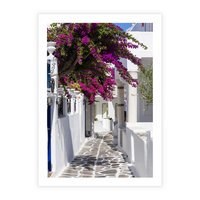 Plakat bez ramy 21x30 - Mroczna Tajemnica - uliczka, perspektywa