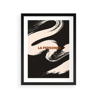 Plakat w ramie 30x40 - Ciemna Abstrakcja - abstrakcja w ciemnych kolorach, czarny - rama czarna