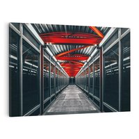 Obraz na płótnie 120x80 - Nieskończoność Przestrzeni - korytarz, perspektywa