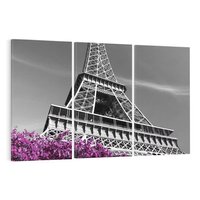 Obraz na płótnie 120x80 - Urok Eiffla w Paryżu - Eiffla, Paryż