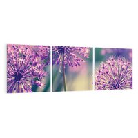 Obraz na płótnie 120x40 - Kwiatowa łąka w pełnym rozkwicie - kwiaty, łąka