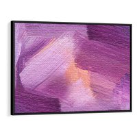 Obraz w ramie 70x50 - Abstrakcyjna gra kolorów - abstrakcja, akwarela - rama czarna