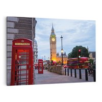 Obraz na płótnie 70x50 - Big Ben: ikona Londynu - Londyn, Big Ben