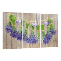 Obraz na płótnie 120x80 - Lawenda kompozycja Kwiaty - lawenda, kwiaty
