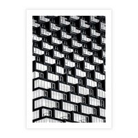 Plakat bez ramy 21x30 - Elegancja Wysokości - architektura, wieżowiec