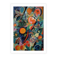 Plakat bez ramy 30x40 - Echa Nietuzinkowych Wzorców - abstrakcyjny obraz olejny, jak picasso