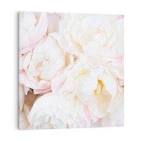 Obraz na płótnie 80x80 - natura w pełnym rozkwicie - kwiaty