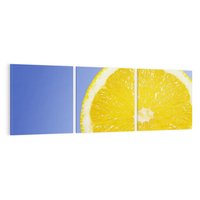 Obraz na płótnie 150x50 - Cytryna Żywa Energia - cytryna, owoce