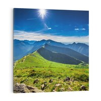 Obraz na płótnie 50x50 - Górska majestatyczność - tatry, góry