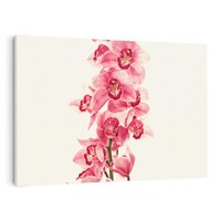 Obraz na płótnie 120x80 - Orchidea w spa - relaks - orchidea, spa