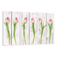 Obraz na płótnie 120x80 - Kwintesencja Piękna - kwiaty, tulipany