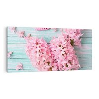 Obraz na płótnie 100x50 - Hiacynty w Kwiatowej Kompozycji - hiacynty, kwiaty