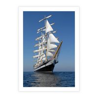 Plakat bez ramy 30x40 - Podróż na Żaglowcu Przygody - żaglowiec, podróż
