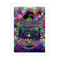 Plakat bez ramy 50x70 - Harmonia Muzyki - grafika, muzyka