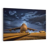 Obraz na płótnie 120x80 - Samolot: Podniebna Wolność - samolot, transport