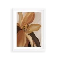 Plakat w ramie 30x40 - Wyraz Luksusu - sztuka, nowoczesna - rama biała