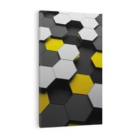 Obraz na płótnie 70x100 - Wymiar abstrakcji - 3D, abstrakcja