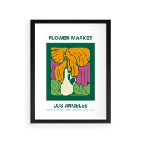 Plakat w ramie 50x70 - Przenikające Kontury - minimalizm, plakat - rama czarna