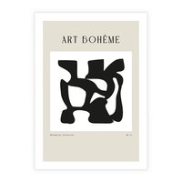 Plakat bez ramy 40x50 - Boho Szepty - boho plakat, minimalizm