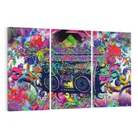 Obraz na płótnie 120x80 - Harmonia Muzyki - grafika, muzyka