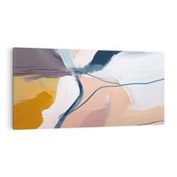Obraz na płótnie 120x60 - Ścieżki Emocji - abstrakcja, farby olejne